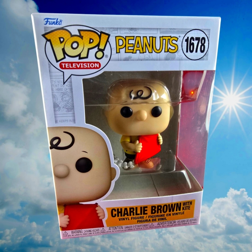 Charlie Brown with Kite funko # 1678 (nib) With pop protector